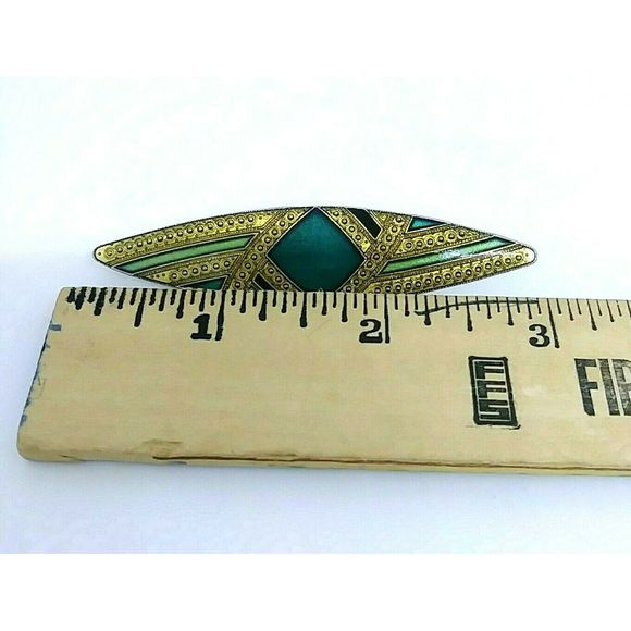 Vintage Pierre Bex Style Bar Pin Brooch - Picture 7 of 8